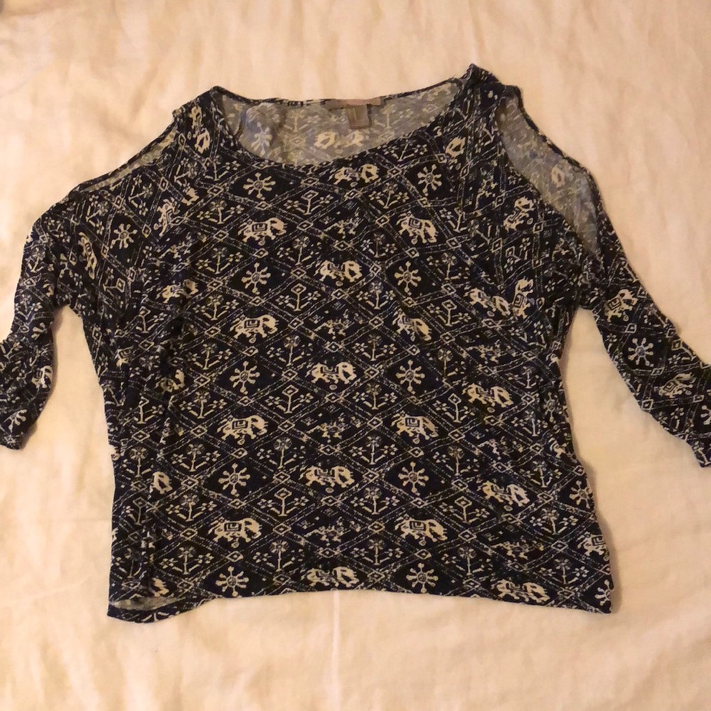 Forever 21 Print Top